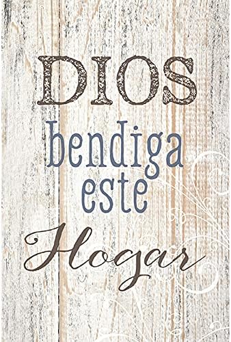 Dios Bendiga Este Hogar Placa 6 x9" - Unique Catholic Gifts