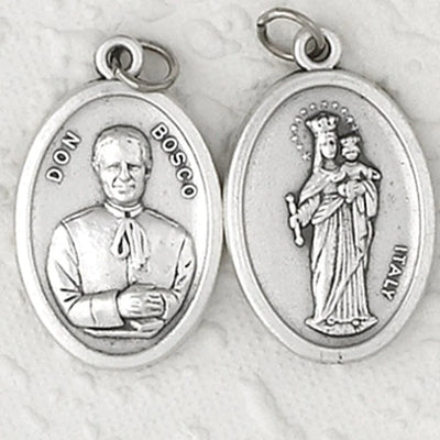 Don Bosco, Mary Help of Christians  Double Sided Oxi Medal 1