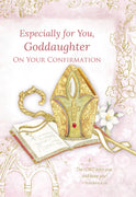 Especially for You Goddaughter on your Confirmation Greeting Card - Unique Catholic Gifts