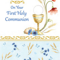 Especially for You Godson On Your First Communion Greeting Card - Unique Catholic Gifts