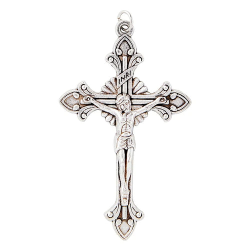 Fleur de Lis Crucifix 2"