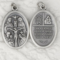 Four Way Cross Double Sided Medal Oxi Medal 1" - Unique Catholic Gifts