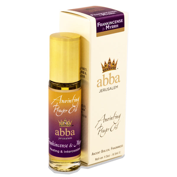 Frankincense and Myrrh Anointing Prayer Oil 1/3 oz Roll-on - Unique Catholic Gifts