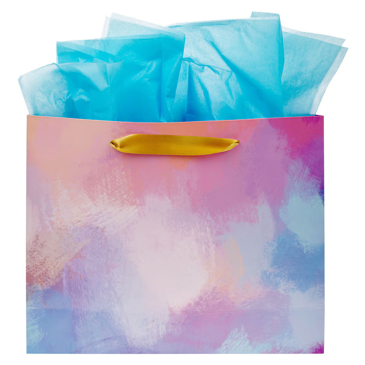 Happy Birthday Multicolored Large Gift Bag Set with Card and Tissue Paper