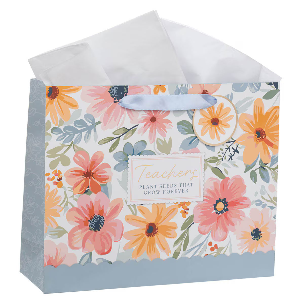 Teachers Plant Seeds Large Landscape Gift Bag