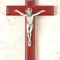 Genuine Rosewood Crucifix 11" - Unique Catholic Gifts