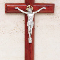 Genuine Rosewood Crucifix 9" - Unique Catholic Gifts