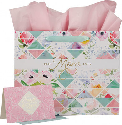 Gift Bag: Best Mom Ever (Large with Gift Card) - Unique Catholic Gifts