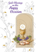 God's Blessing  on This Happy Occasion Greeting Card - Unique Catholic Gifts