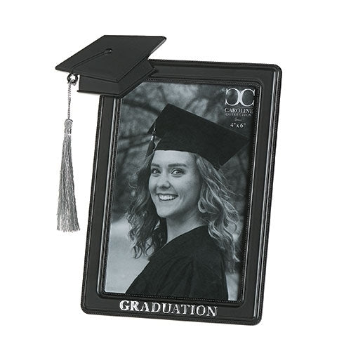 Graduation Frame with Cap and Tassel 7 1/2" - Unique Catholic Gifts