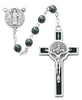 Hematite St. Benedict Rosary 6mm - Unique Catholic Gifts