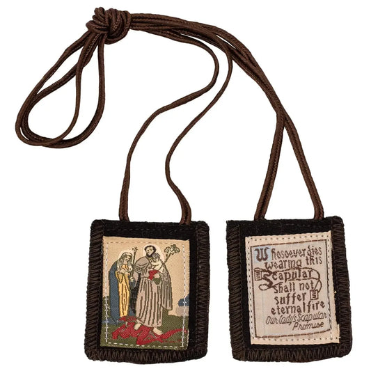 Holy Family Brown Scapular 18"