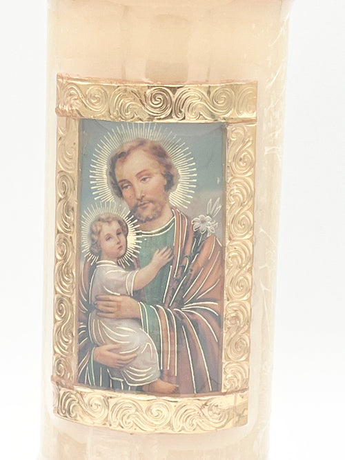 St. Joseph Cirio Candle 8"