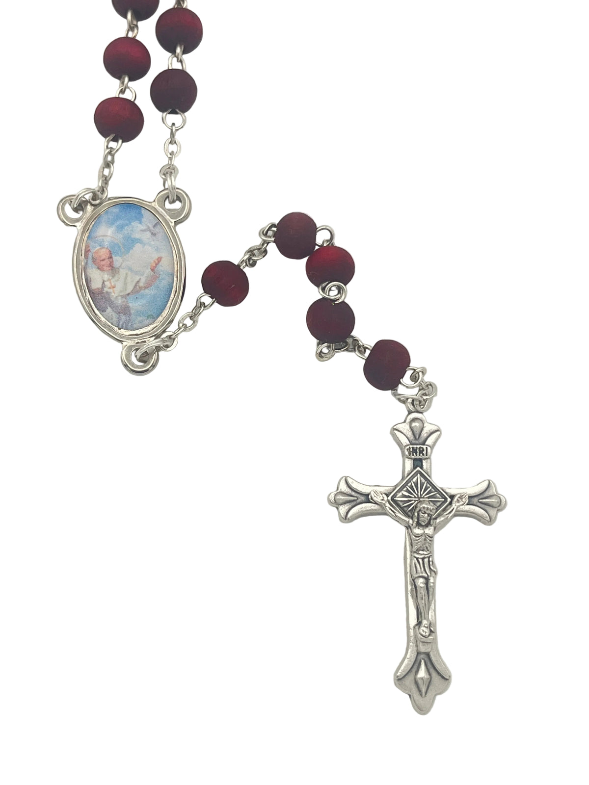 St. Pope John Paul II  Rose Scented Rosary