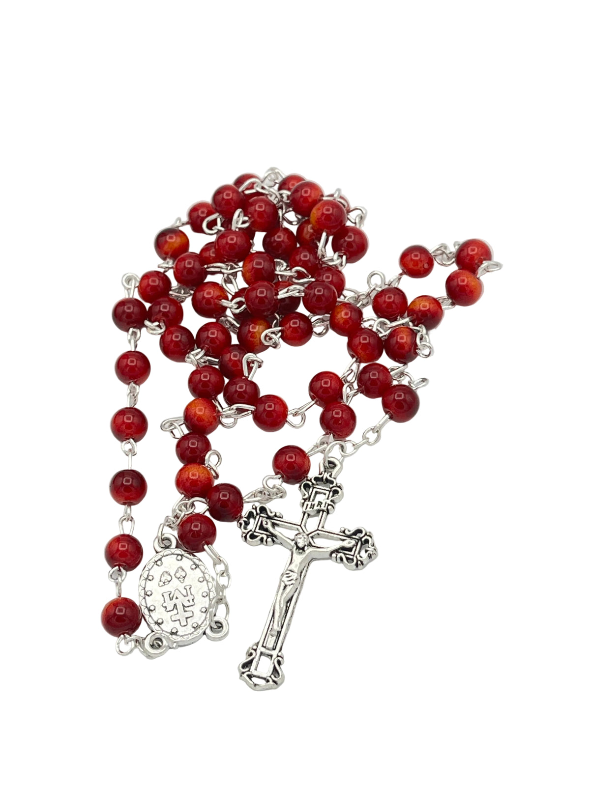 Red Cat's Eye Rosary
