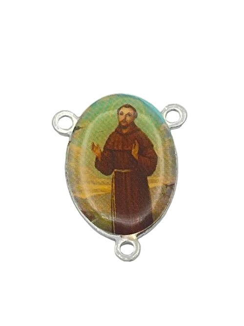Rosary Centerpiece St. Francis of  7/8"