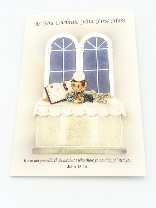 As You Celebrate Your First Mass Greeting Card