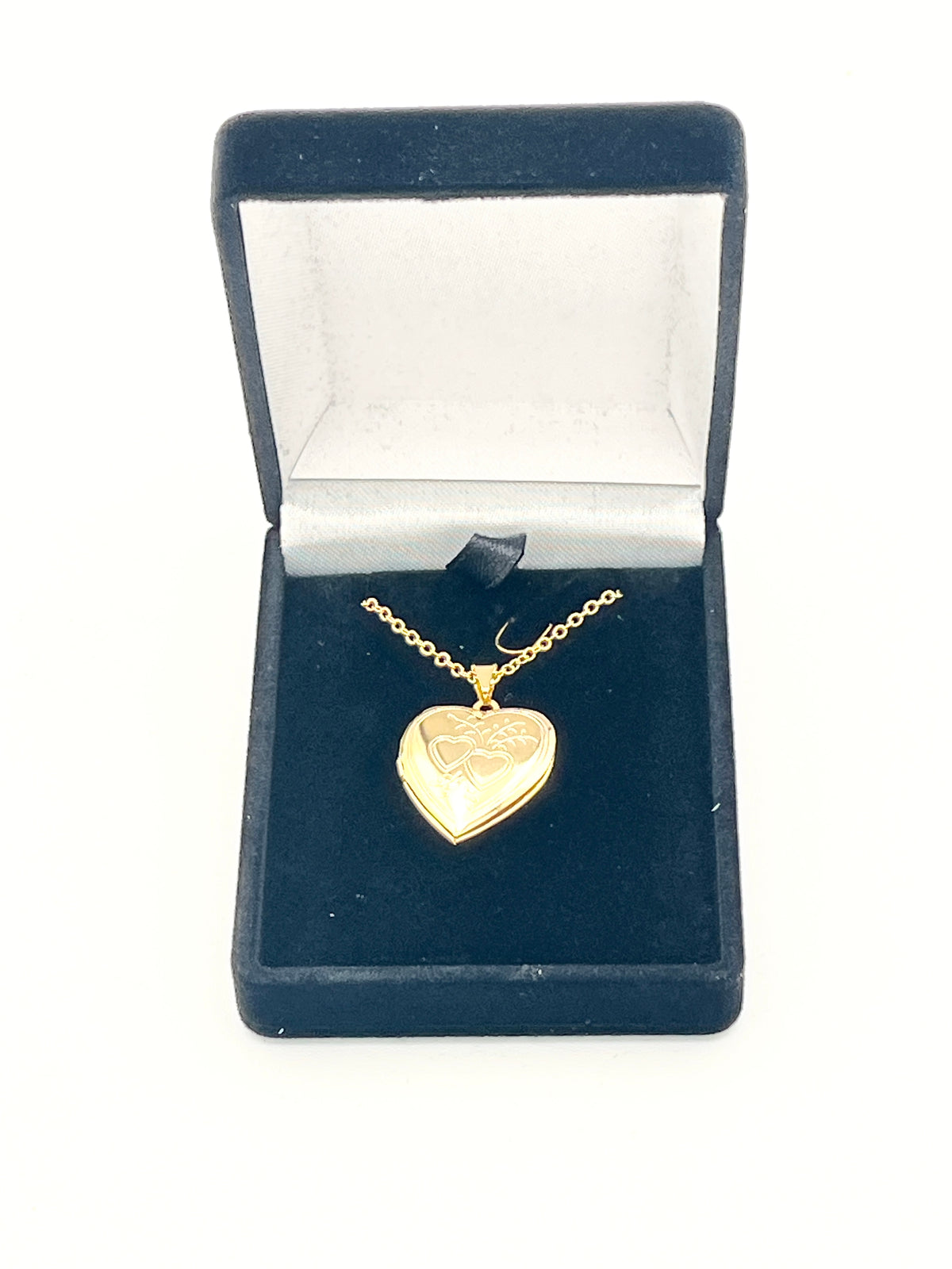 Gold Plated Brazilian Locket Pendant with Mary and Jesus