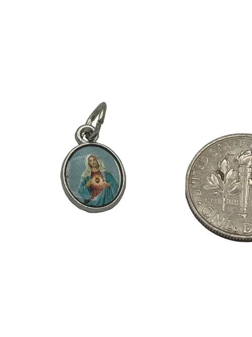 Immaculate Heart of Mary Mini Devotional Medal