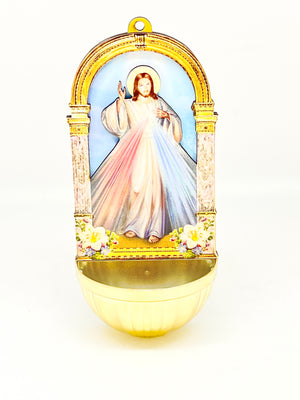 Divine Mercy 3D Holy Water Font 6