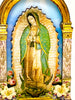 Our Lady of Guadalupe 3D Holy Water Font 6" - Unique Catholic Gifts