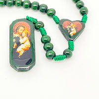 St. Joseph Green Wood Rosary - Unique Catholic Gifts