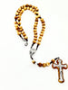 Italian Olive Wood Rosary Necklace. (8mm) - Unique Catholic Gifts