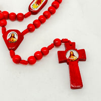 Red Sacred Heart of Jesus Rosary - Unique Catholic Gifts