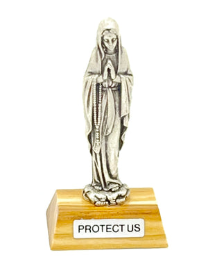 Mini Our Lady of Lourdes Statue (2 3/4