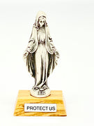 Mini Our Lady of Grace Statue  2 3/4" - Unique Catholic Gifts