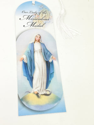 Lady of Grace Bookmark with Tassels - Unique Catholic Gifts