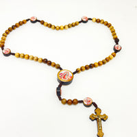 Our Lady of Guadalupe Brazilian Wood Rosary - Unique Catholic Gifts
