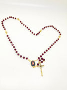 Red Precious Blood of Jesus Chaplet Beads. 8MM - Unique Catholic Gifts