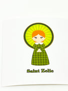 St. Zelie Collectable Sticker 2" x 2" - Unique Catholic Gifts