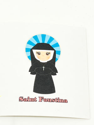 St. Faustina Collectable Sticker 2