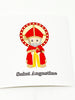 St. Augustine Collectable Sticker 2" x 2" - Unique Catholic Gifts
