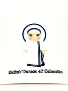 St. Teresa of Calcutta Collectable Sticker 2" x 2" - Unique Catholic Gifts