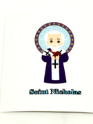 St. Nicholas Collectable Sticker 2" x 2" - Unique Catholic Gifts