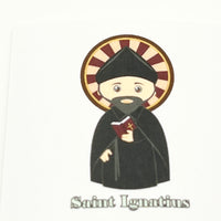 St. Ignatius Collectable Sticker 2" x 2" - Unique Catholic Gifts