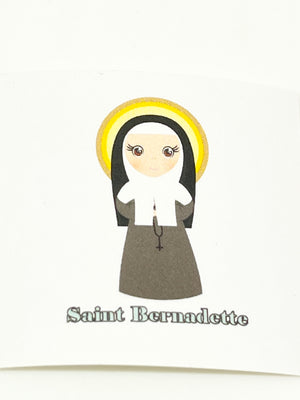 St. Bernadette Collectable Sticker 2