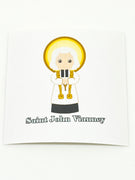 St. John Vianney Collectable Sticker 2" x 2" - Unique Catholic Gifts