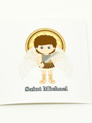 St. Michael Collectable Sticker 2" x 2" - Unique Catholic Gifts