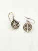 St. Benedict Sterling Silver Earrings.Earrings 1/2" - Unique Catholic Gifts
