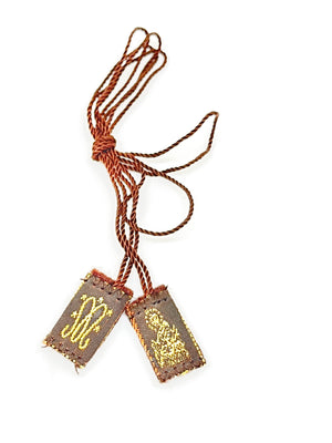 Our Lady of Mount Carmel Brown Scapular - small 1