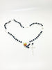 St. Benedict Crystal Rosary Black - Unique Catholic Gifts