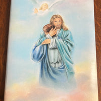 The Embrace of Jesus Memorial Funeral Book ( English) - Unique Catholic Gifts