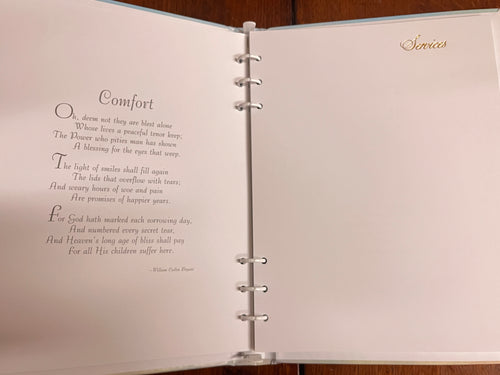 The Embrace of Jesus Memorial Funeral Book ( English) - Unique Catholic Gifts