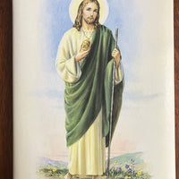 Saint Jude Memorial Funeral Register Book ( English) - Unique Catholic Gifts