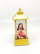 Sacred Heart of Jesus Lantern Ornament  5" - Unique Catholic Gifts
