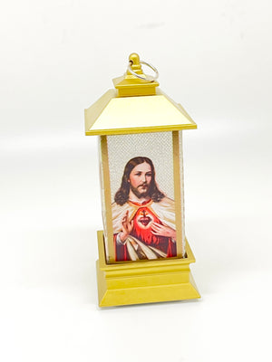 Sacred Heart of Jesus Lantern Ornament  5